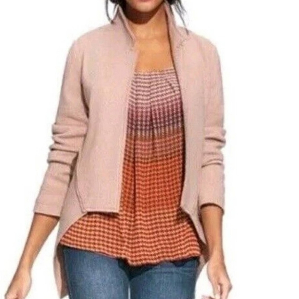 CABI #528 Rosewater Boiled Wool Valentina Jacket Size XS